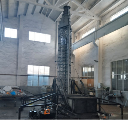 40m 130ft Telescopic Tower Height RAPID DEPLOYMENT Trailer Tower With Shelter Cell On Wheels COW