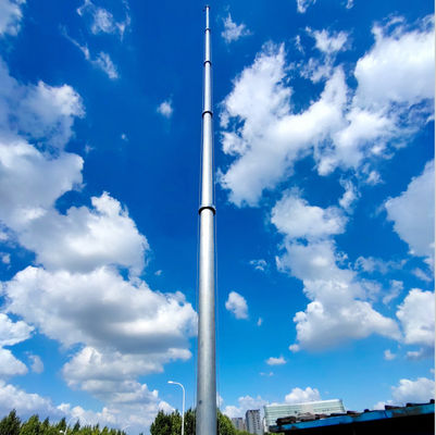 Elevated Photography Mast 9m Endzone Camera Mast Hand Push Up 30 Ft Telescoping Antenna Mast