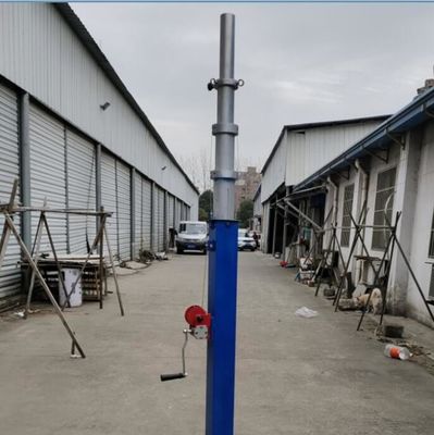 30ft 40 Foot 50 Ft Telescoping Antenna Mast Aluminum Hand Crank