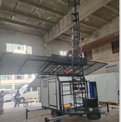 35m COW Portable Sell Tower Cell On Wheels Telecom Tower Portable