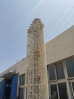 100ft Alu Tower Guyed Telescopic Tower Cell On Wheels Tower