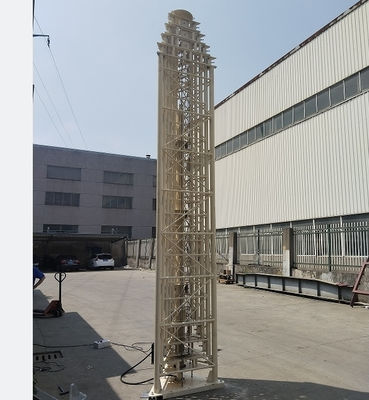30m Self Supporting Tower Cell On Wheels Telescopic Tower 100ft