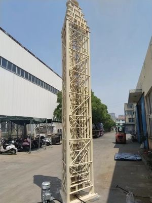 30m Self Supporting Tower Cell On Wheels Telescopic Tower 100ft