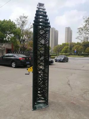 30m Self Supporting Tower Cell On Wheels Telescopic Tower 100ft