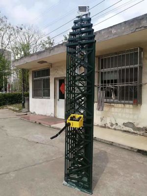 120ft Telescopic Guyed Tower Steel Tower Telecopic 40m Cell On Wheels Tower