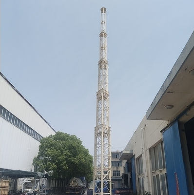 30m 100ft Portable Static Lattice Telescopic Tower Customizable Height High Payload