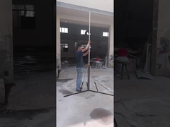 Masten nach oben schieben