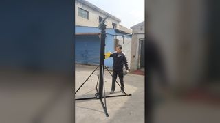 Mastlichtmast hochwinden