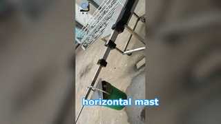 horizontaler Mast
